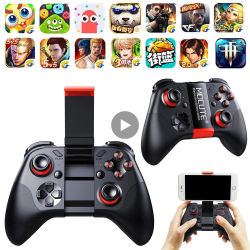 Mando inalámbrico para teléfono móvil, PC, Android, TV Box, Control por Bluetooth, disparador, Gaming Pad, Joystick