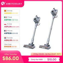 ILIFEH70/H80 Robot aspirador de mano inalámbrico, succión de 21kPa, 1,2 L, taza de polvo, 40 minutos