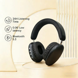 Auriculares Inalámbricos TD-20 con Audio Espacial 3D, Bluetooth 5.3, Controlador de 40 mm, Auriculares Supraaurales, 24H para Teléfono Móvil y PC