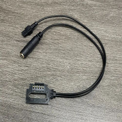 Para casco de motocicleta Cardo PACKTALK EDGE /Pro intercomunicador Bluetooth Base cable de conexión de resorte de contacto