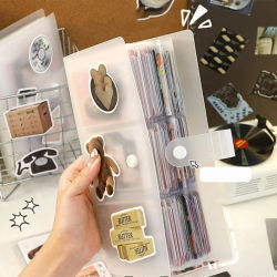 Álbum de Fotos Mini de 3 Pulgadas, 2 Estilos, para Polaroid, Postales, Pegatinas y Talones de Boletos - Carpeta Transparente para Fotografías