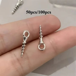 100 mini tornillos de metal DIY, adecuados para paredes, madera, herramientas colgantes, accesorios, muebles para el hogar