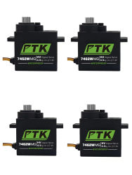 Servo Micro Impermeable PTK 7462W MG 9g, 5KG, Engranaje Metálico HV, para Avión de Ala Fija, Coche RC, Helicóptero, Robot, 180 ° Servo digital 1/8