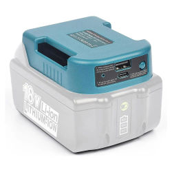 Para Makita 18V con USB con soporte de batería tipo C para batería Makita 18V BL1840 BL1850 BL1860 adaptador de cargador de carga