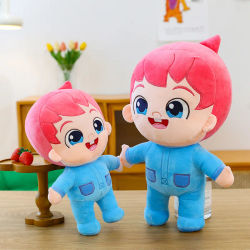Muñeco de peluche Bebefinn, lindo juguete de peluche suave para bebés y niños, compañero para dormir, regalo de seguridad relajante para la hora de dormir