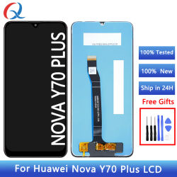 Pantalla táctil lcd para teléfono móvil, montaje de digitalizador de repuesto para Huawei nova Y70 Plus