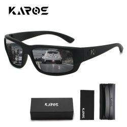 KAROS gafas de sol deportivas polarizadas UV400 Anti-UV hombres mujeres senderismo ciclismo gafas con caja bolsa de tela YZ2028