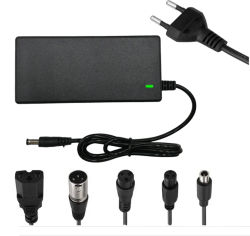 Cargador de equilibrio para patinete eléctrico, adaptador de corriente Universal de 42V/54,6 V 2A para batería de litio de 36 25,2 V 25,9 V 25,6 V 24V