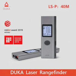 Medidor de Distancia Láser AtuMan DUKA 25/40m LS-P/LS-1, Cargador USB Portátil, Medición de Alta Precisión