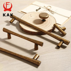 Tiradores de muebles vintage KAK, pomos y tiradores de gabinete de bronce antiguo, tiradores de aleación de Zinc para armario, cajón, estantería, tocador