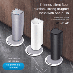 Tope de puerta magnético, protector de pared, parachoques, tope de puerta, soporte de puerta, decoración del hogar, tope de puerta oculto, herrajes para muebles