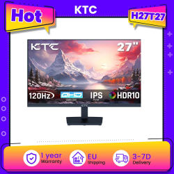 ¡CALIENTE! Monitor de Oficina KTC H27T27 27" 2560×1440 100Hz con Overdrive a 120Hz, Resolución 2K QHD, Panel IPS, HDR10, Baja Luz Azul, Sin Parpadeos