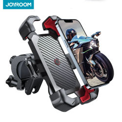 Joyroom 360 ° Ver soporte para teléfono de bicicleta, soporte para teléfono de motocicleta para soporte para teléfono móvil de 4,7-7 pulgadas, soporte a prueba de golpes, Clip GPS