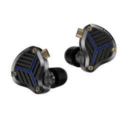 Auriculares de diafragma plano KZ PRX de cuarta generación, auriculares de graves HiFi, auriculares con Monitor de música y Cable plateado de alta pureza
