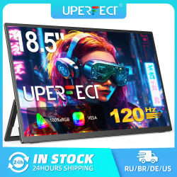 Monitor portátil UPERFECT de 18,5'', 120 Hz, pantalla para juegos de segunda mano con soporte, 1080P IPS, USB C, HDMI, para Mac, PC, Xbox, PS4/5, Switch