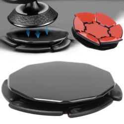 Disco Adhesivo para Montaje en el Tablero del Automóvil, Soporte para Teléfono con Ventosa, Disco Adhesivo para Soporte de Teléfono en el Tablero Curvo del Automóvil