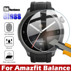 Película de vidrio templado 9H para Amazfit Balance Smartwatch Protector de pantalla para Amazfit Balance HD película protectora de reloj de vidrio
