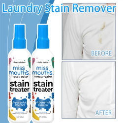 1/2/3 Uds quitamanchas para ropa, Spray quitamanchas de tela de 120ml para alfombras, Spray tratador descontaminante blanqueado en polvo
