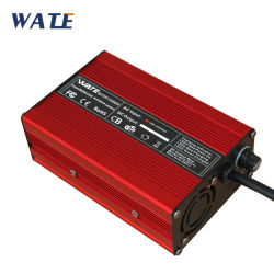 Cargador de 58,4 V y 5A para batería LiFePO4 de 16S y 48V, cargador de aleación de aluminio con ventilador, 4 amperios