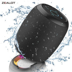 Altavoz Bluetooth portátil ZEALOT-S53 conexión TWS para exteriores sonido de alta calidad IPX6 resistente al agua 10 horas de uso altavoz