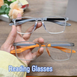 Paquete de 2 Gafas Inteligentes con Zoom Automático, Gafas de Lectura con Filtro de Luz Azul para Hombre y Mujer, Gafas Ópticas con Zoom Inteligente