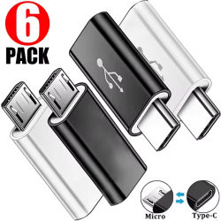 Adaptador USB tipo C a Micro USB para teléfono, tableta, cargador Android, Cable de datos, adaptador Micro USB hembra a tipo C macho, convertidor OTG