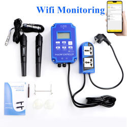 Controlador PH ORP 2 en 1, sonda BNC de PH-803W, monitoreo de agua en línea, Monitor de Probador de Calidad del Agua para acuario hidropónico, UE/EE. UU.