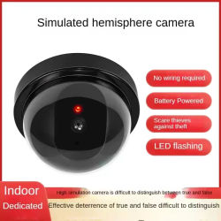 Monitor falso de simulación, cámara falsa para exteriores, cámara falsa para el hogar, modelo de sonda de cabeza, modelo realista, monitoreo de simulación