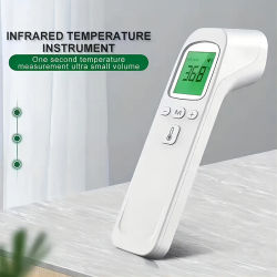 Termómetro digital para frente Termómetro médico infrarrojo sin contacto Herramienta de medición de fiebre y temperatura corporal para bebés y adultos