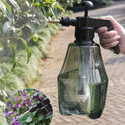 Regadera de jardín versátil de 50,72 oz con boquilla ajustable: pulverizador a presión duradero y fácil de usar para plantas y desinfección