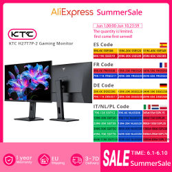 (Versión mejorada H27T2) Monitor para juegos KTC H27T7P-2 27 “2560×1440 QHD 210Hz Base de elevación Panel para juegos IPS rápido y resolución 2K