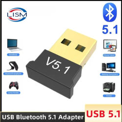 Adaptador USB Bluetooth 5,1, transmisor, receptor, Audio Bluetooth, Dongle Bluetooth, adaptador USB inalámbrico para ordenador, PC y portátil