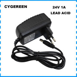 Cargador de pared de plomo y ácido de 24V 1A, 28,8 V, 24 voltios, juguetes para niños, cargador de batería DC 5,5*2,5 MM 2,1 MM
