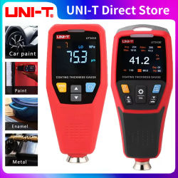 Medidor de espesor de recubrimiento UNI-T UT343E 0-2000μm probador de espesor de pintura de película de coche pantalla TFT con Bluetooth UT343A UT343D