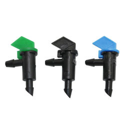 200 Uds 4L/8L/16L gotero de bandera 1/4 "flor constante con púas Micro emisor de riego por goteo jardín bonsái plantas flor riego gotero