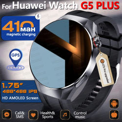2025 nuevo reloj original G5 PlUS reloj inteligente 1,75 "HD pantalla AMOLED GPS pista ritmo cardíaco Bluetooth llamada brújula Smartwatch para hombres