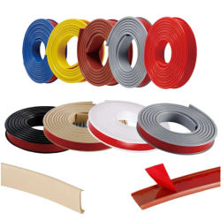 Banderas en forma de U para muebles, tira de borde autoadhesiva, Protector de borde Flexible para encimera, mesa, gabinetes, estantería