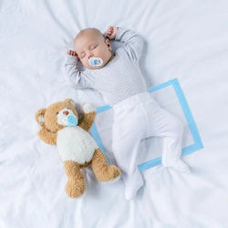 Paquete de 20/40/50/100 cambiadores desechables, almohadillas desechables para bebés, almohadillas transpirables impermeables, estera protectora para mesa de cama