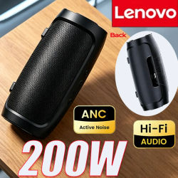 Altavoz Bluetooth Lenovo 2026NEW, Altavoz Dual Estéreo, Reproductor de TF y USB, Radio FM, Subwoofer, Altavoces Inalámbricos Portátiles
