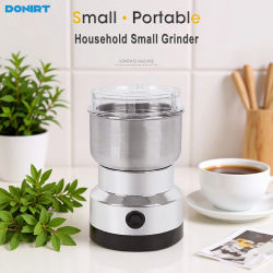Mini molinillo eléctrico de 4 hojas para el hogar, pulverizador ultrafino de alimentos para bebés, molinillo de café, molinillo de pimienta y especias, molino de granos, 300ml