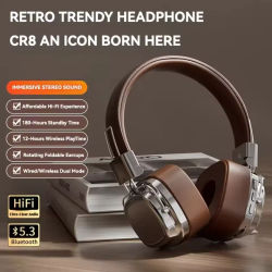 2025 nuevo 5,3 auriculares inalámbricos Bluetooth plegables auriculares Gamer elección Retro sobre la oreja auriculares DJ sonido estéreo Bluetooth