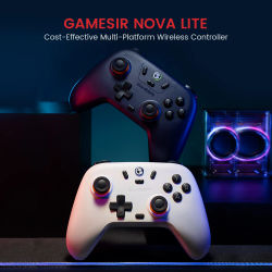 GameSir-controlador de interruptor inalámbrico Nova Lite, mando Bluetooth con efecto Hall para Nintendo Switch, iPhone, Android, teléfono y PC