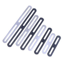 Soporte de ángulo recto de acero inoxidable grueso, conector de soporte fijo plano de 180 grados, soporte para muebles, negro/plateado, 1 Uds.