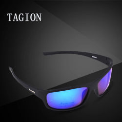 2024 TAGION marca de diseñador de lujo gafas de sol deportivas para hombres polarizadas UV400 gafas para exteriores lentes de conducción gafas negras TG5104