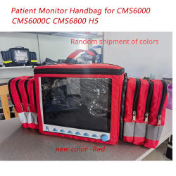Bolsa de mano para Monitor de pacientes, bolsa de transporte para Monitor de signos vitales, pantalla de 8 ", color aleatorio, para CONTEC CMS6000, CMS6000C, CMS6800, H5