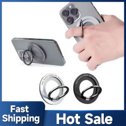 Soporte magnético para teléfono Magsafe, Mini anillo magnético para dedo, soporte para teléfono móvil para IPhone 16 15 14 13 12Pro/Max