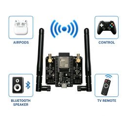 Módulo RF NRF24L01 PA+LNA 2.4G con Placa ESP32 DevKitC, Amplificador de Señal Bluetooth