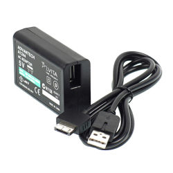 Para Sony PS Vita 1000 cargador adaptador de CA cargador de pared para el hogar cable de alimentación para Sony PlayStation PS Vita PSV 1000 Accesorios