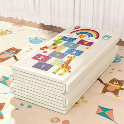 Alfombra plegable para niños, tapete de juego no tóxico para bebés, educativo en la guardería, almohadilla para escalar, alfombra para niños, juegos de actividades, juguetes, 180x100