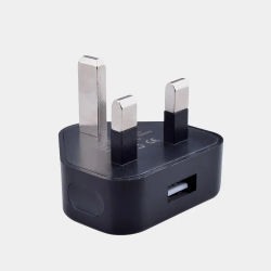 Cargador USB Universal de 1/2/3 puertos, enchufe británico, adaptador de pared de 3 pines con 1/2/3 puertos de carga de viaje para teléfono X Samsung S9, teléfono y tableta